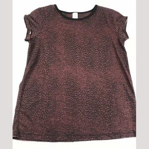 We The Free People Cap Sleeve Tee Shirt SZ M